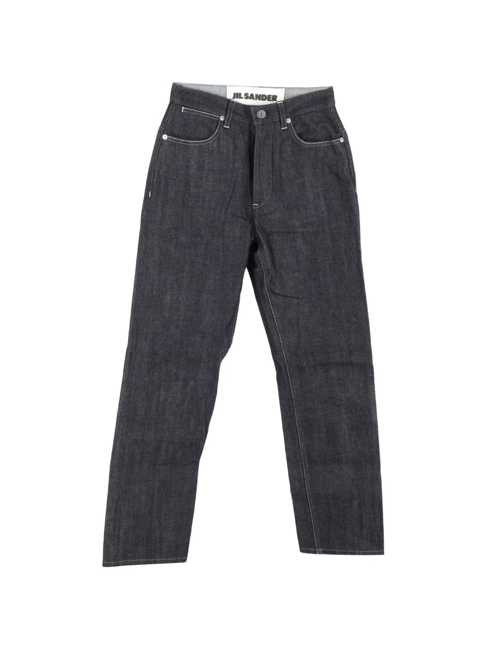 Jil Sander Pre-Owned high-rise straight-leg jeans - Blu