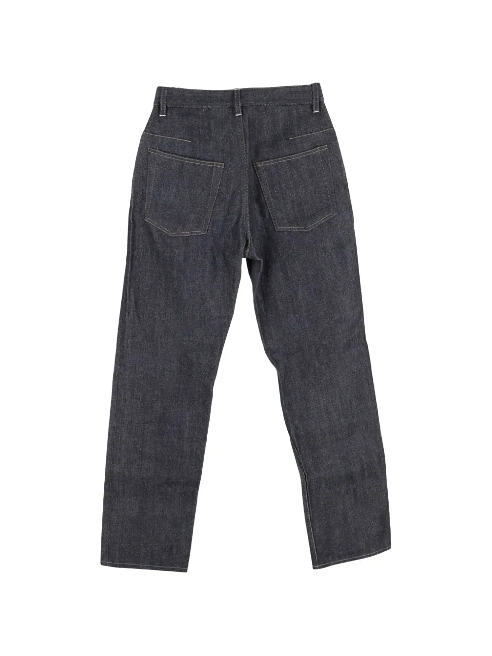 Jil Sander Pre-Owned high-rise straight-leg jeans - Blauw