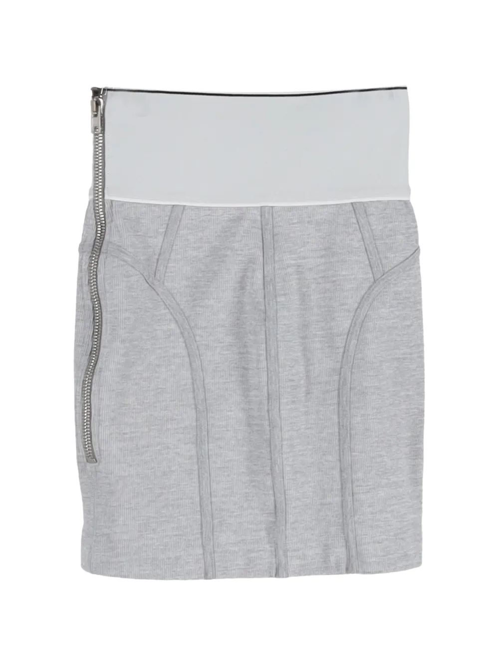 Pre-Owned Alexander Wang elastic-logo mini skirt - Grijs