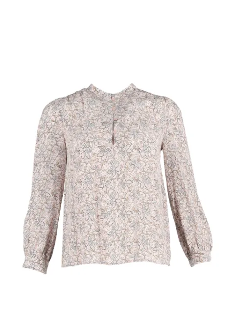 Vanessa Bruno floral-print silk blouse