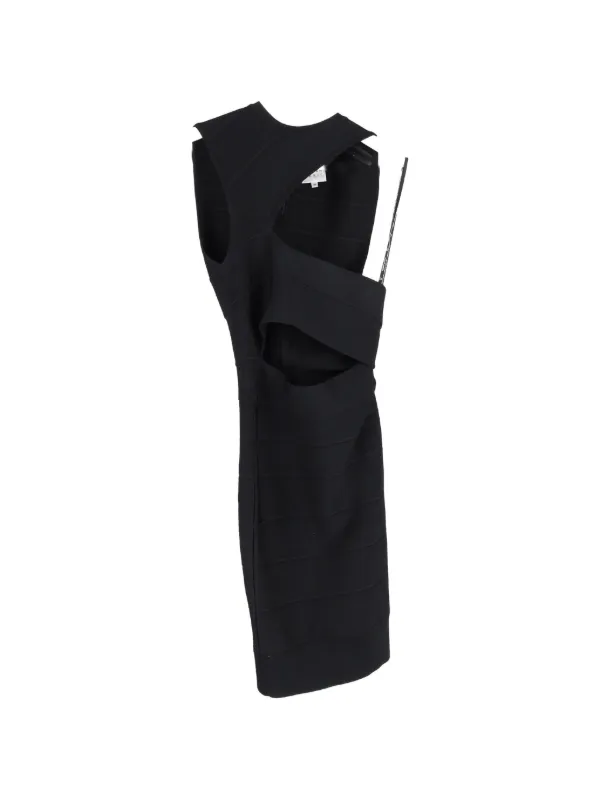 Herv Lger One-shoulder Cutout Mini Dress | Black | FARFETCH UZ Herv Lger One-shoulder Cutout Mini Dress | Black | FARFETCH UZ