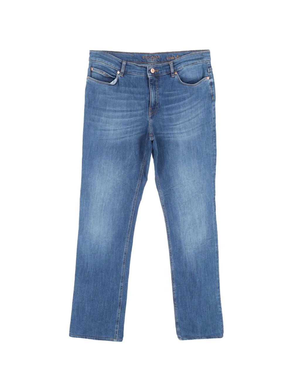 Escada Pre-Owned straight-leg jeans - Blu