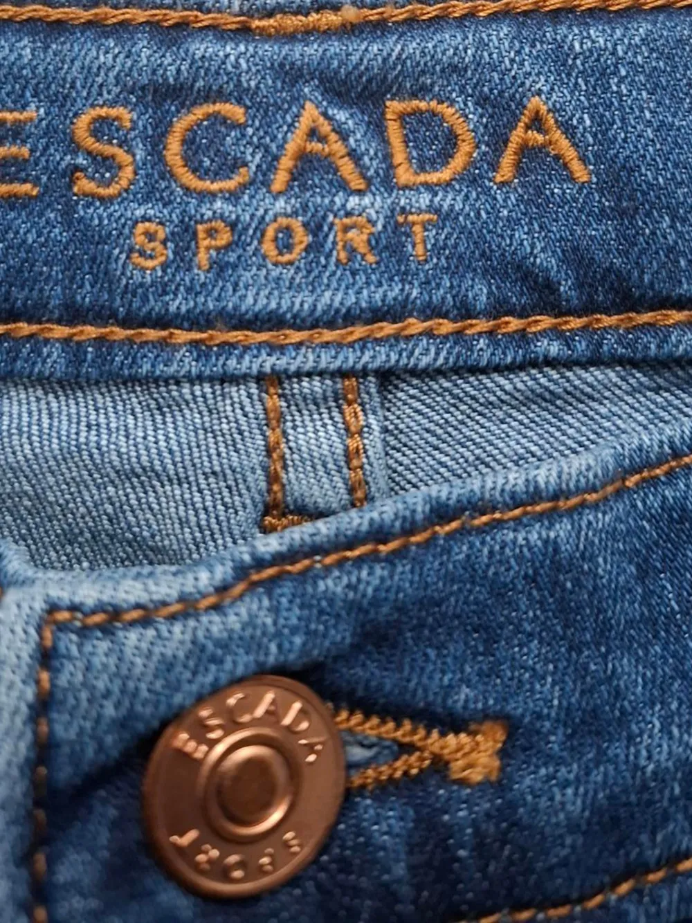  Escada Pre-owned Straight-leg Jeans - Blue 