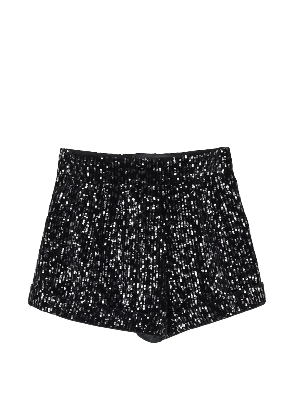 Maje sequined shorts - Zwart