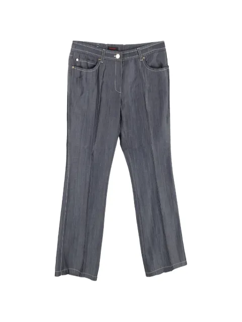 Escada Pre-Owned straight-leg trousers