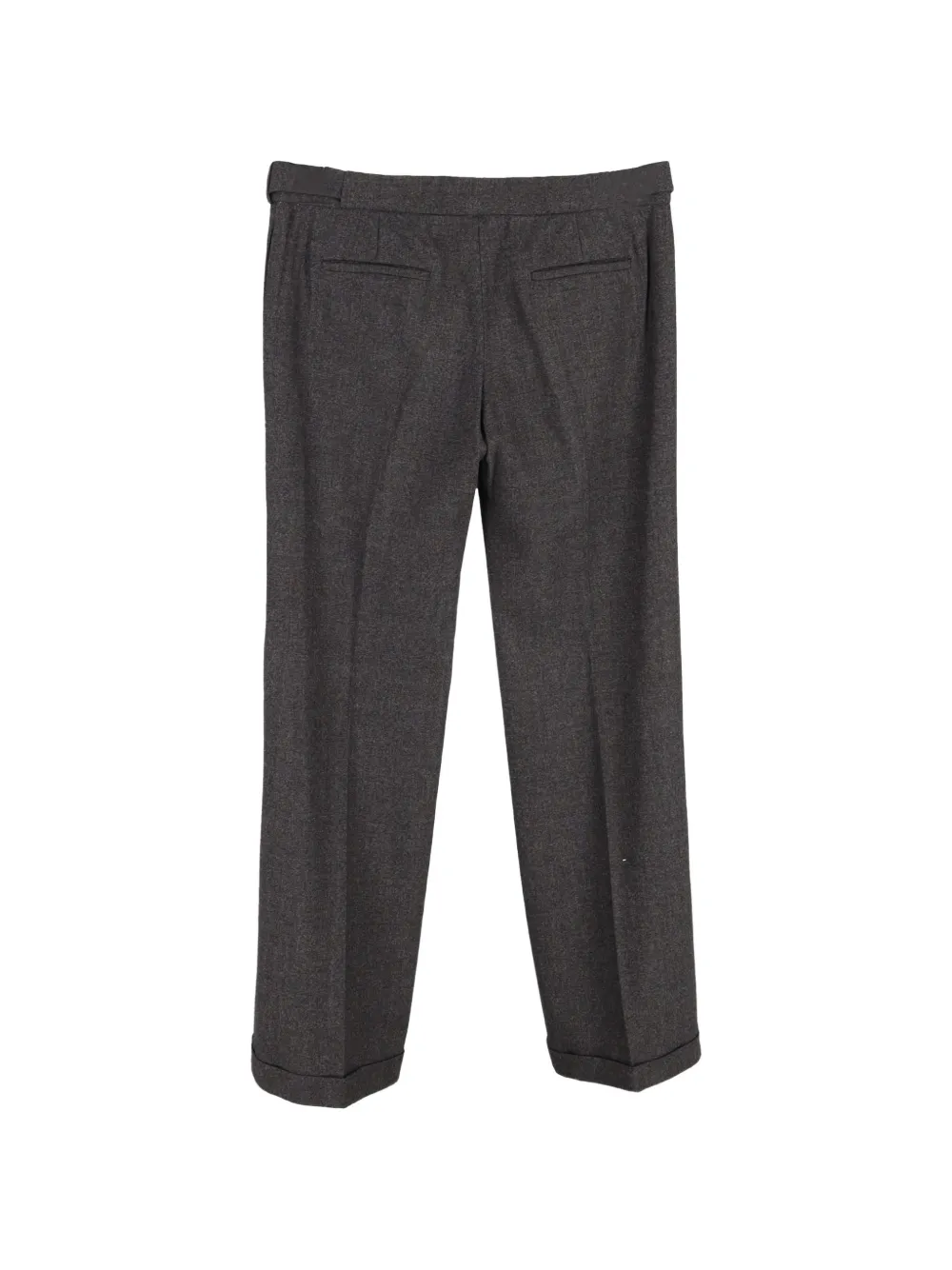 Chlo&eacute; Vintage straight-leg wool trousers - Grijs