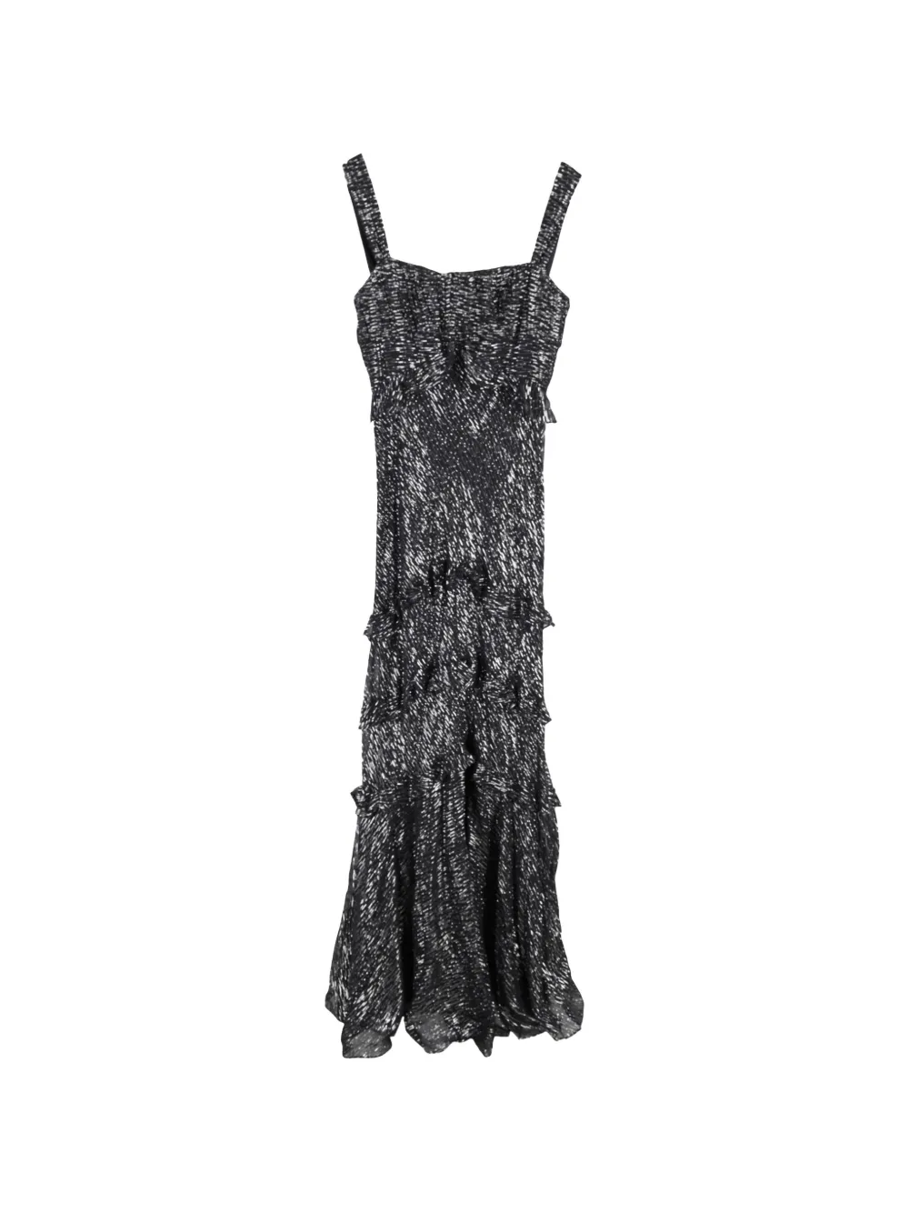 Saloni Chandra ruffled dress - Nero