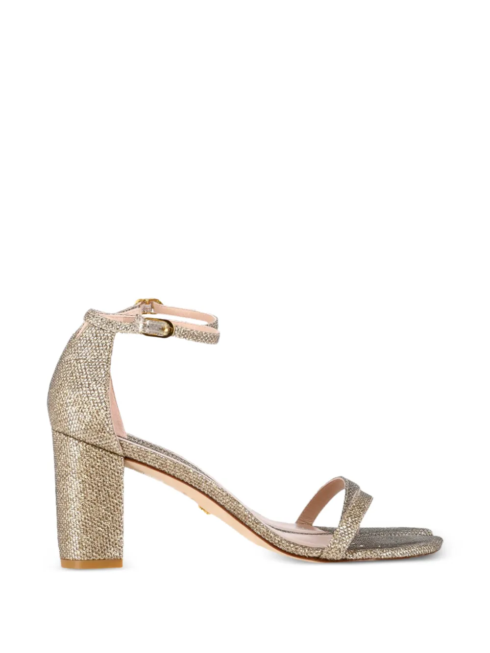 Stuart Weitzman Amelina block-heel sandals - Oro