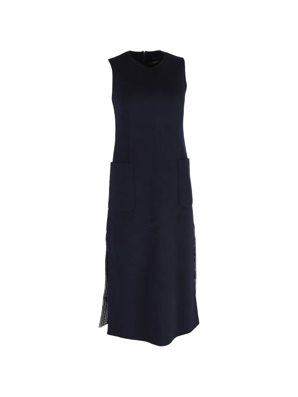 Max Mara patch-pocket midi dress - Blu