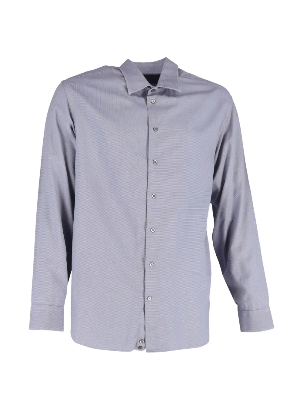 Giorgio Armani Pre-Owned patterned long-sleeve shirt - Grigio