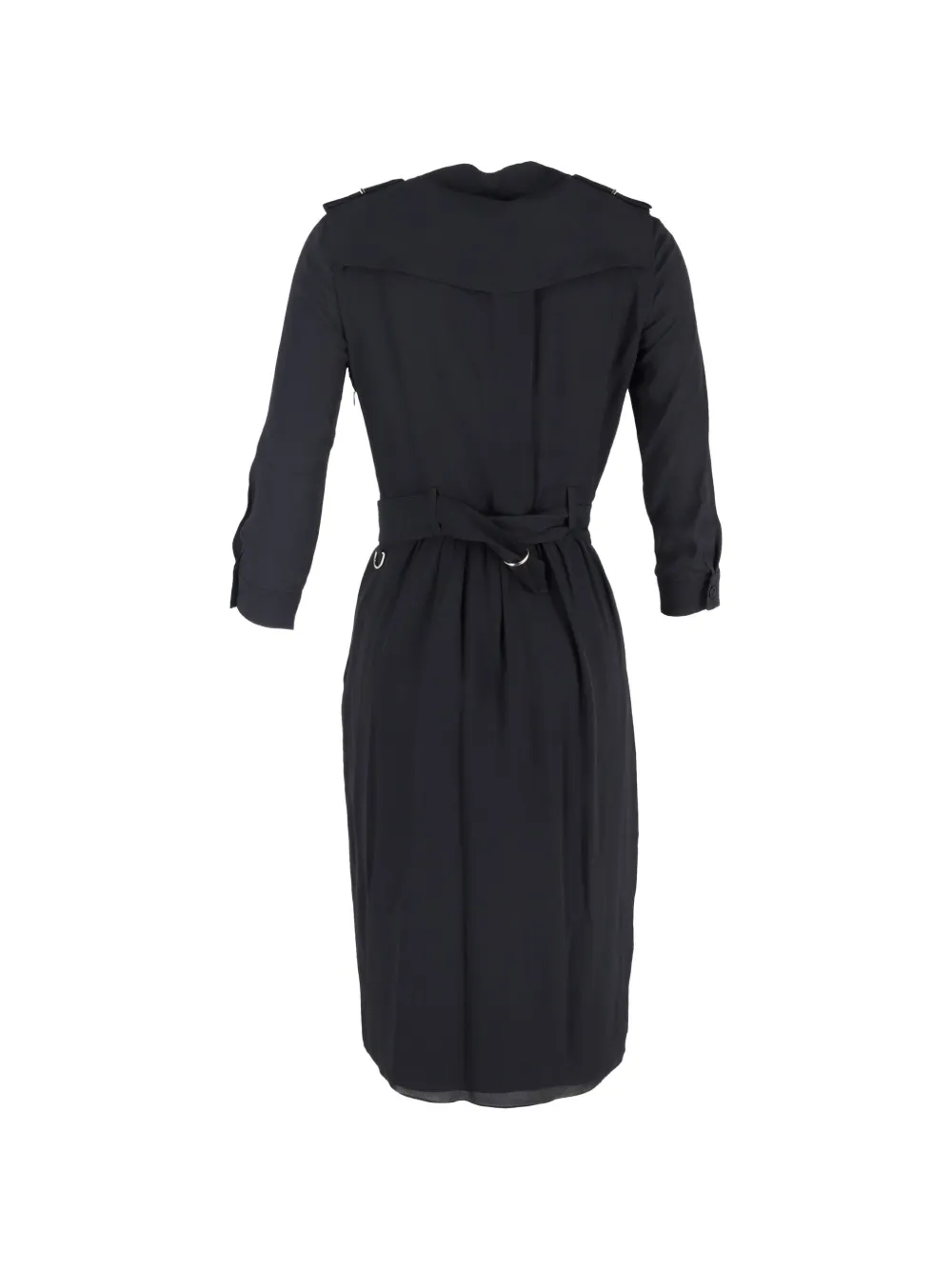 Burberry Pre-Owned Agatha belt-detail dress - Zwart