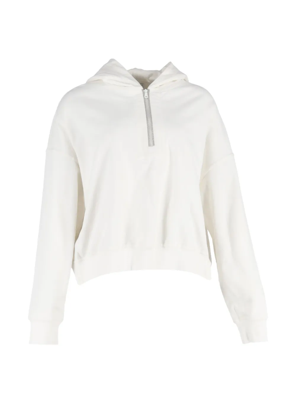 Brunello Cucinelli Vintage embellished hoodie - Bianco