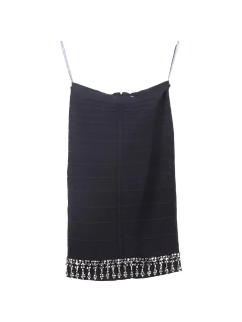 Hervé Léger bead-embellished skirt