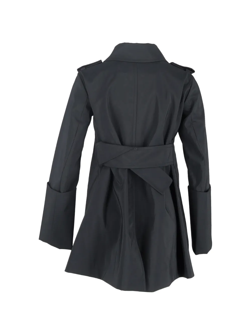 Celine Pre-Owned double-breasted trench coat - Zwart