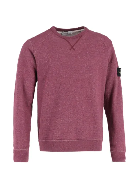 Stone Island badge crewneck sweatshirt