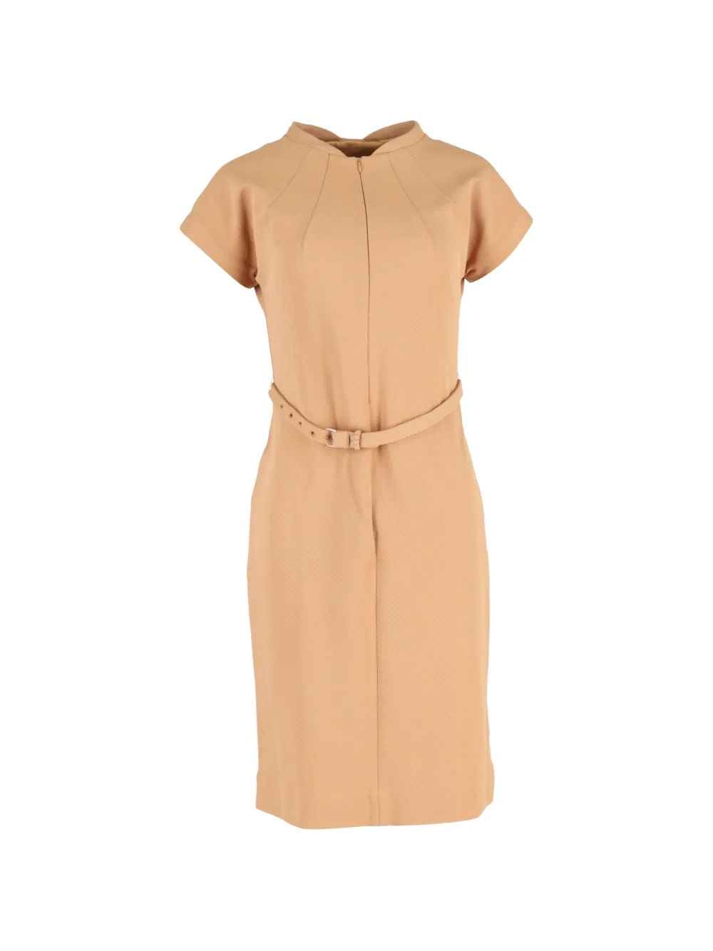 Diane Von Furstenberg Vintage belted midi dress - Toni neutri