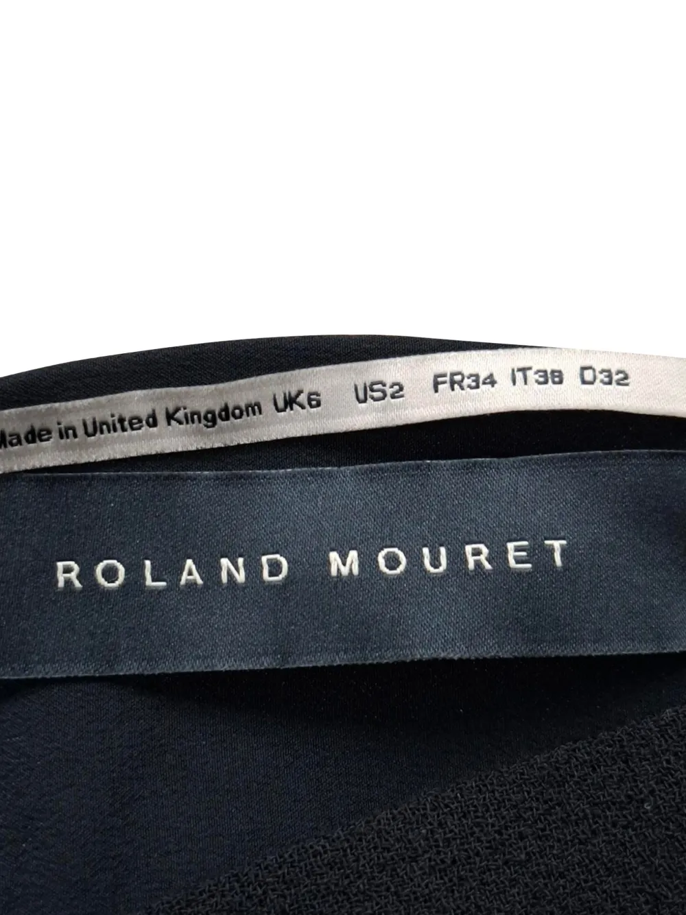  Roland Mouret Draped Midi Dress - Black 