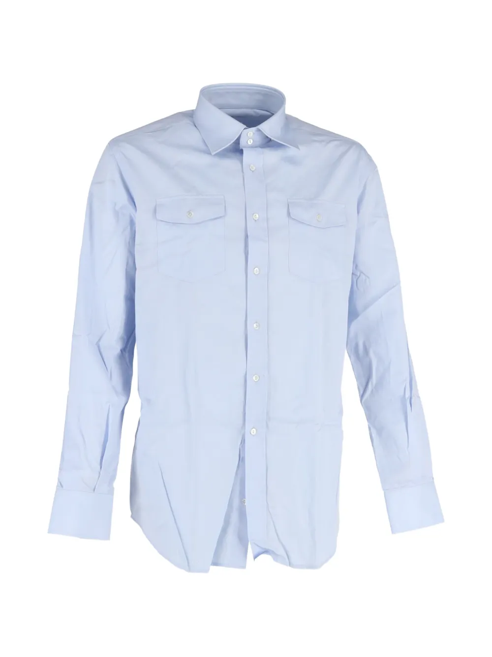 Dolce & Gabbana Pre-Owned long-sleeve cotton shirt - Blu