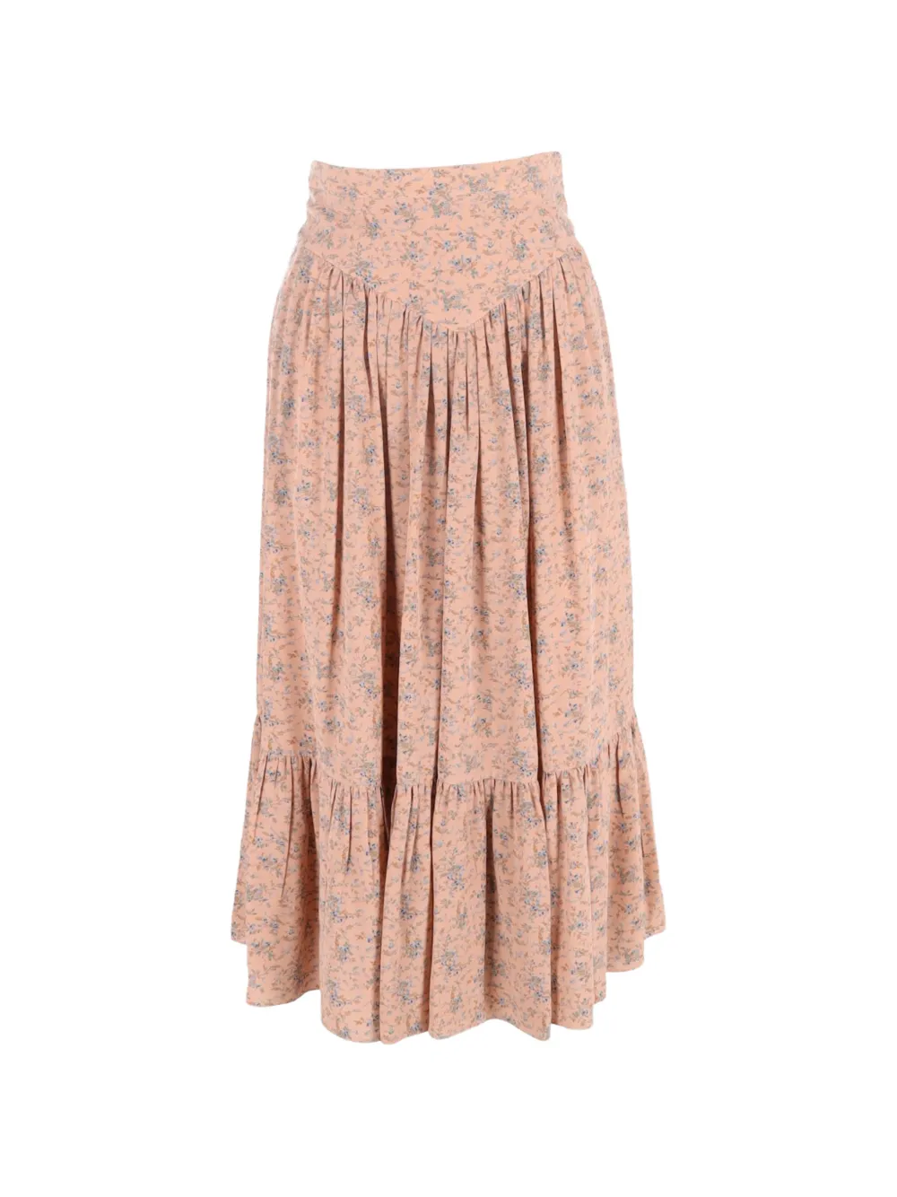 Celine Pre-Owned Prairie printed midi skirt - Rosa