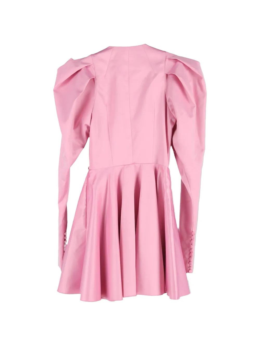 ROTATE BIRGER CHRISTENSEN PaulinepPuff-sleeve wrap mini dress - Roze
