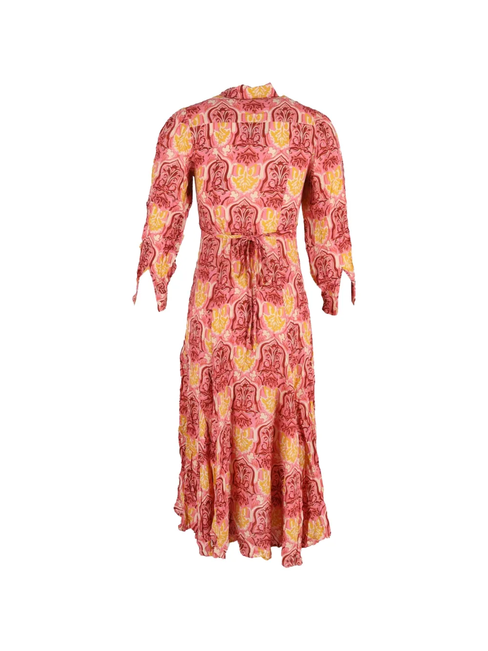 Rixo Maddison shirt midi dress - Roze