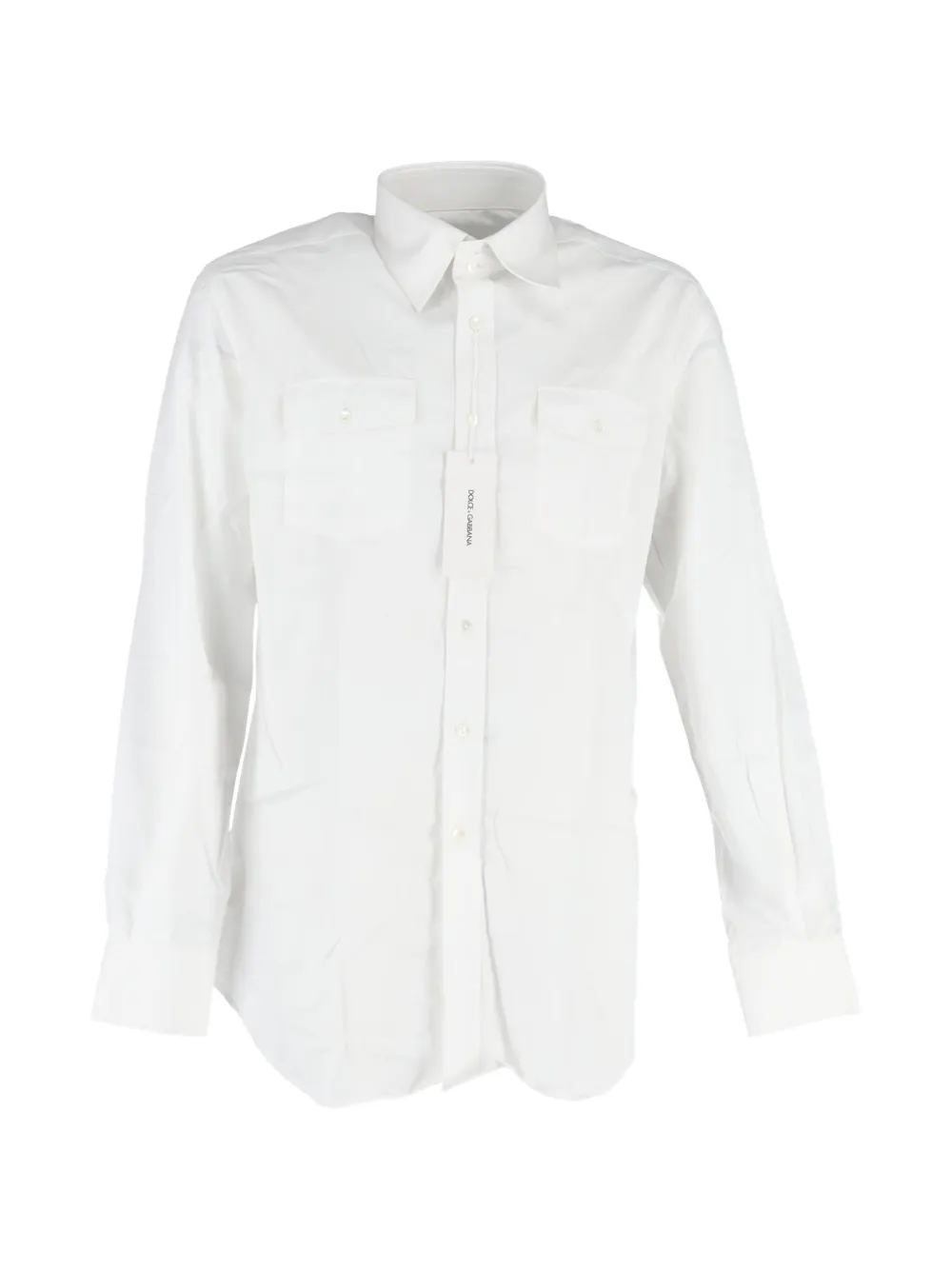 Dolce & Gabbana Pre-Owned flap-pocket shirt - Bianco