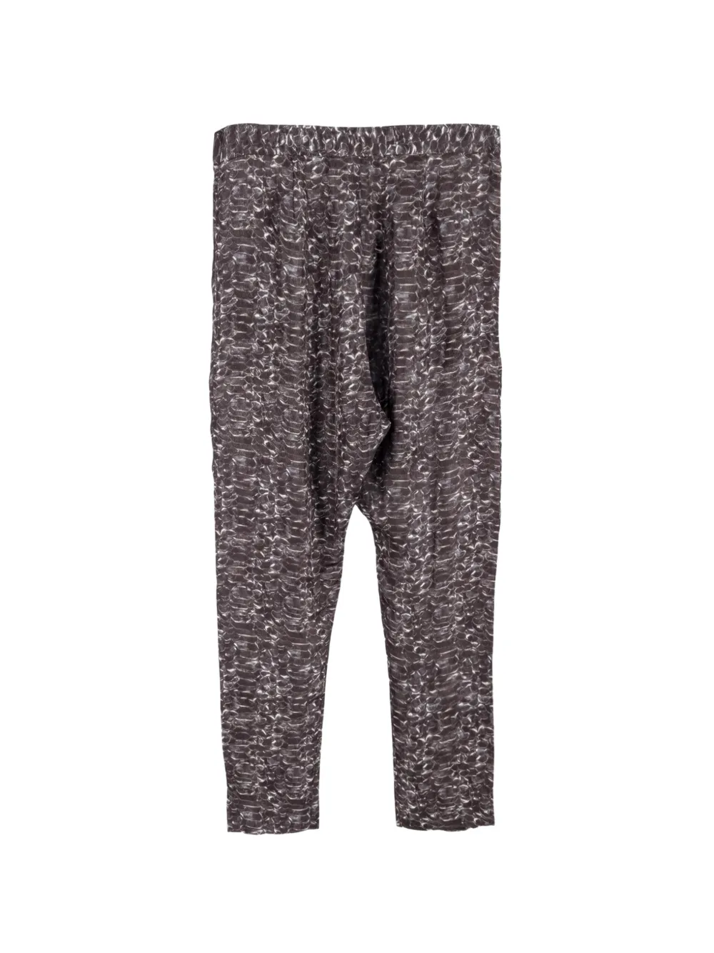 JOSEPH reptile-print trousers - Brown