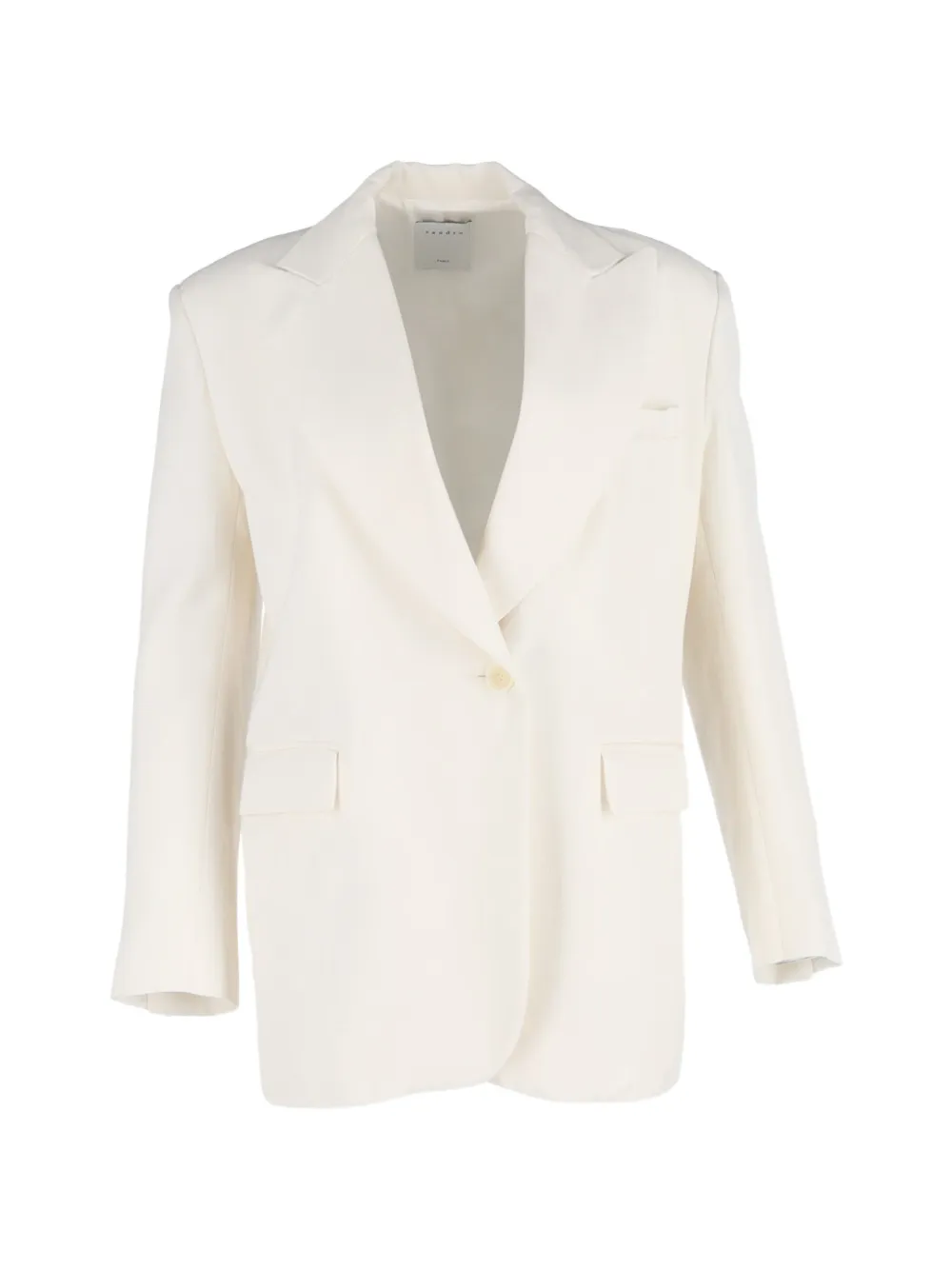 SANDRO buttoned blazer - Toni neutri