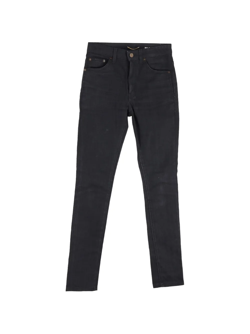 Saint Laurent Pre-Owned five-pocket slim-fit jeans - Nero