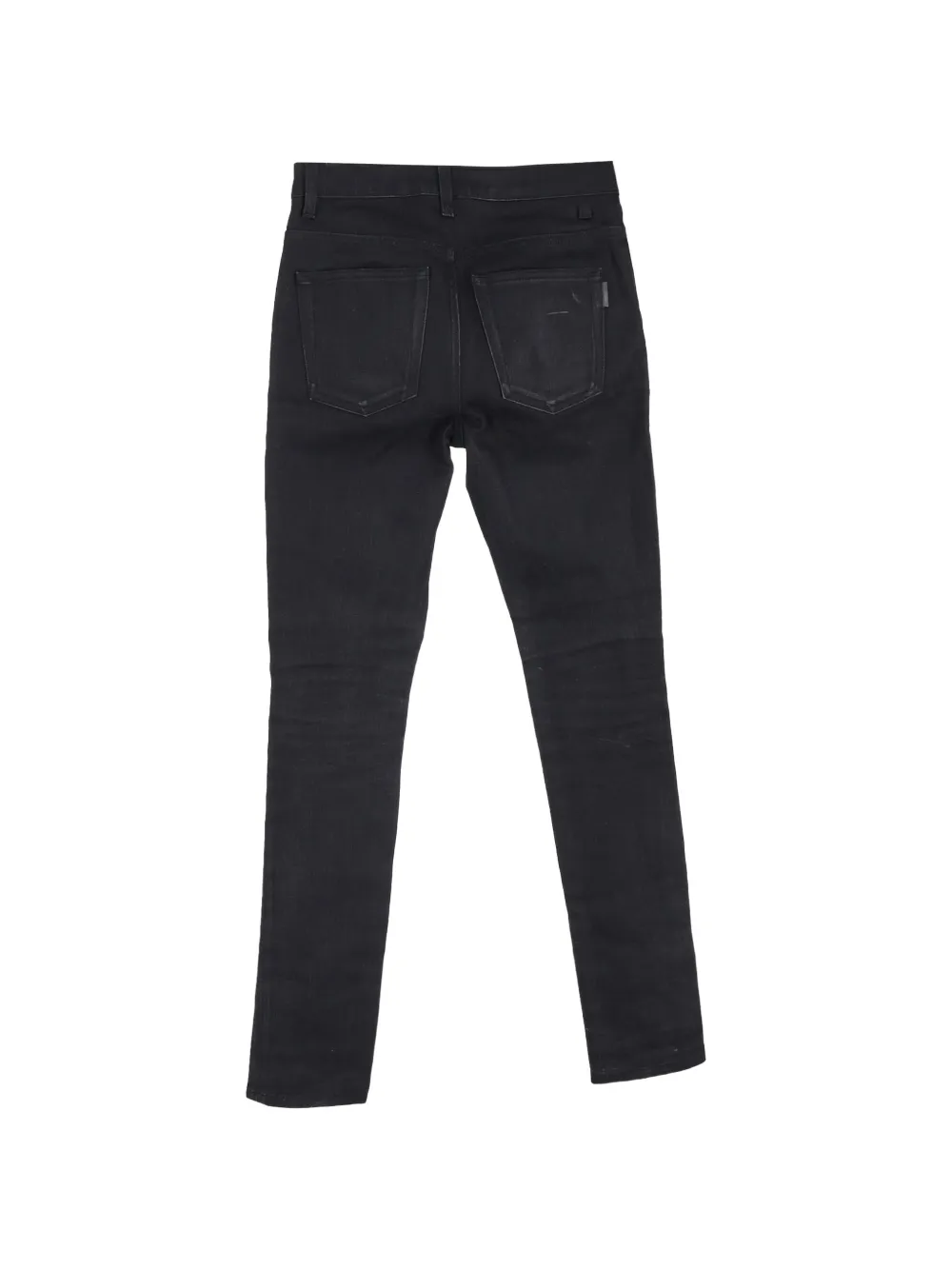 Saint Laurent Pre-Owned five-pocket slim-fit jeans - Zwart