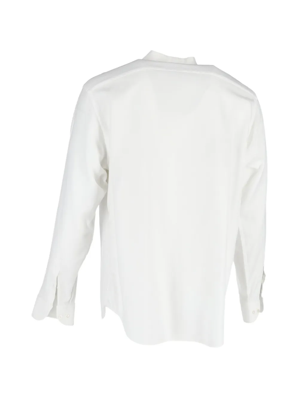 Giorgio Armani Pre-Owned hidden button long sleeve shirt - Wit