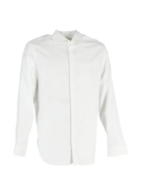 Giorgio Armani Pre-Owned hidden button long sleeve shirt