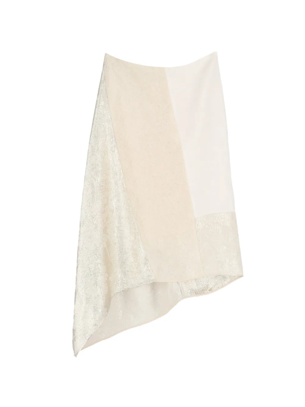 Stella McCartney Pre-Owned patchwork midi skirt - Beige