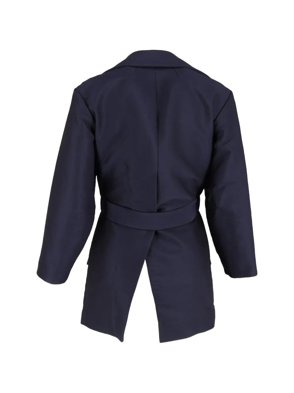 SANDRO Marius belted coat - Blauw