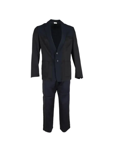 Dries Van Noten Pre-Owned colour-block suit