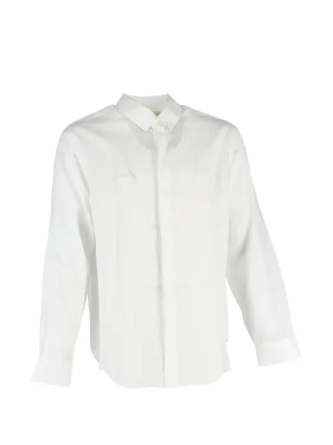 Giorgio Armani Pre-Owned hidden button long-sleeve shirt