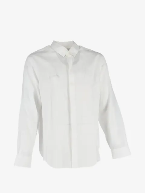 Giorgio Armani Pre-Owned camisa manga larga con botones
