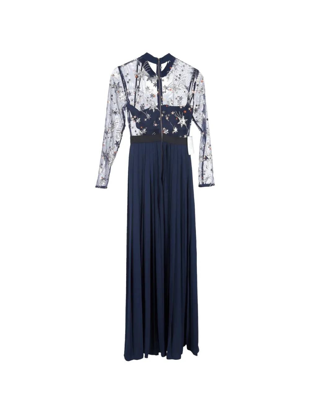 Self-Portrait embellished maxi dress - Blauw