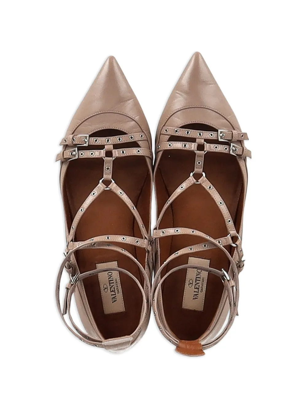 Love Latch Eyelet-Strap Pumps