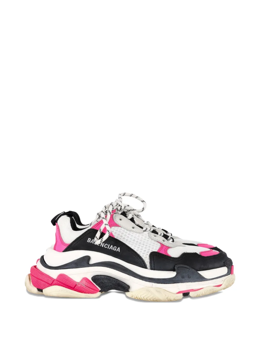 Balenciaga Pre-Owned Triple S chunky trainers - Bianco