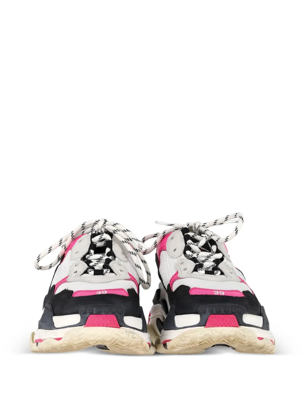 Balenciaga Pre-Owned Triple S chunky trainers - Wit