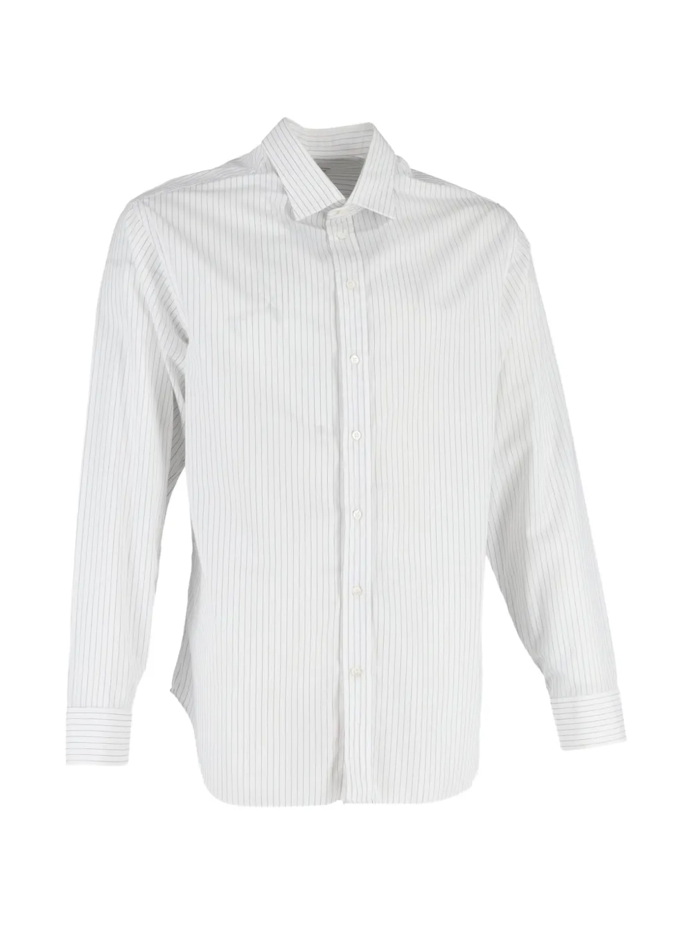 Giorgio Armani Pre-Owned striped long-sleeve shirt - Bianco