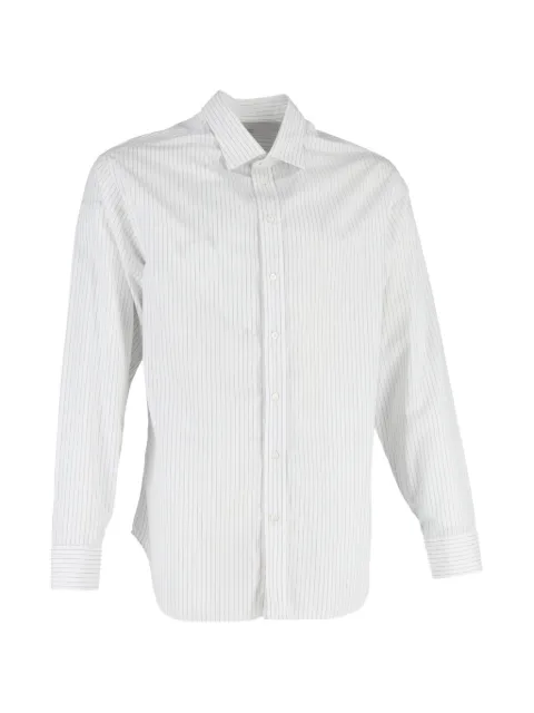 Giorgio Armani Pre-Owned chemise rayée à manches longues