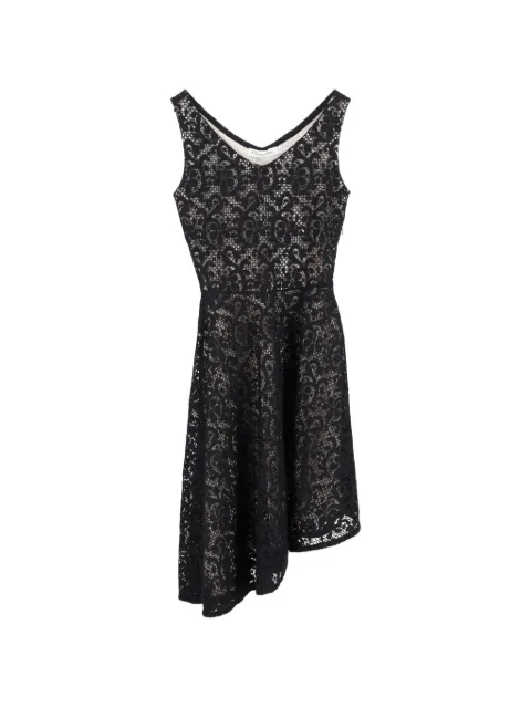 Christian Dior Pre-Owned asymmetric lace dress