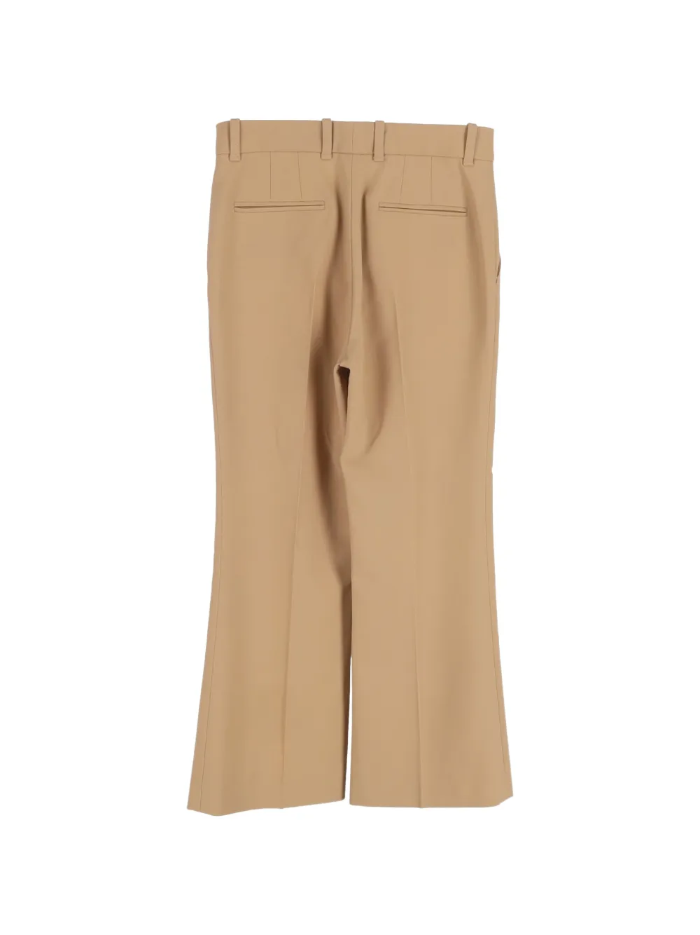 Chlo&eacute; Vintage belt-loops straight-leg trousers - Beige