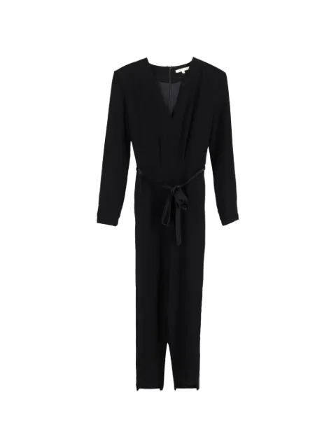 Maje V-neck self-tie jumpsuit