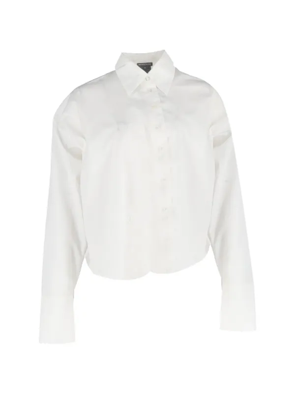ANN DEMEULEMEESTER コットンシャツ ホワイト 34 Ann Demeulemeester Vintage ボタン シャツ | ホワイト | FARFETCH JP
