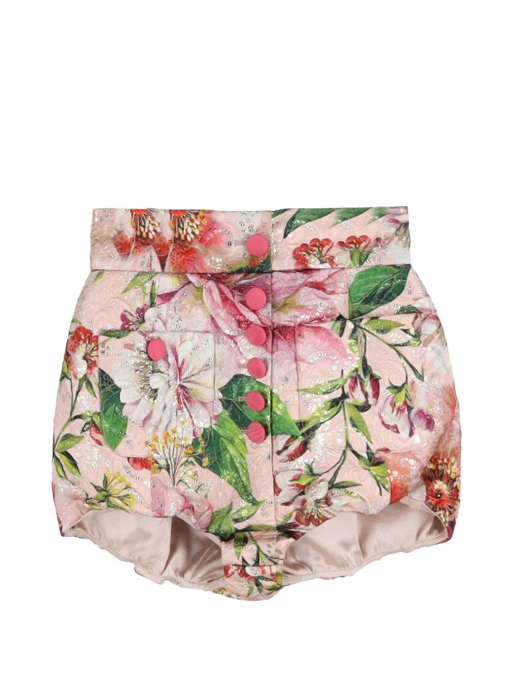 Dolce & Gabbana Pre-Owned brocade floral shorts - Rosa