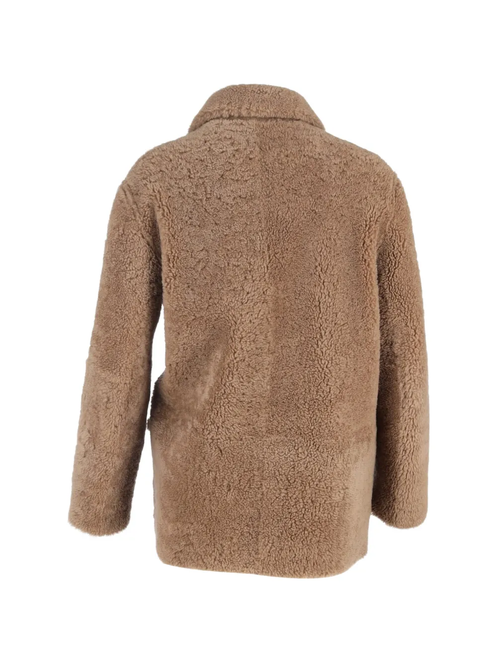 JOSEPH shearling double-breasted coat - Bruin