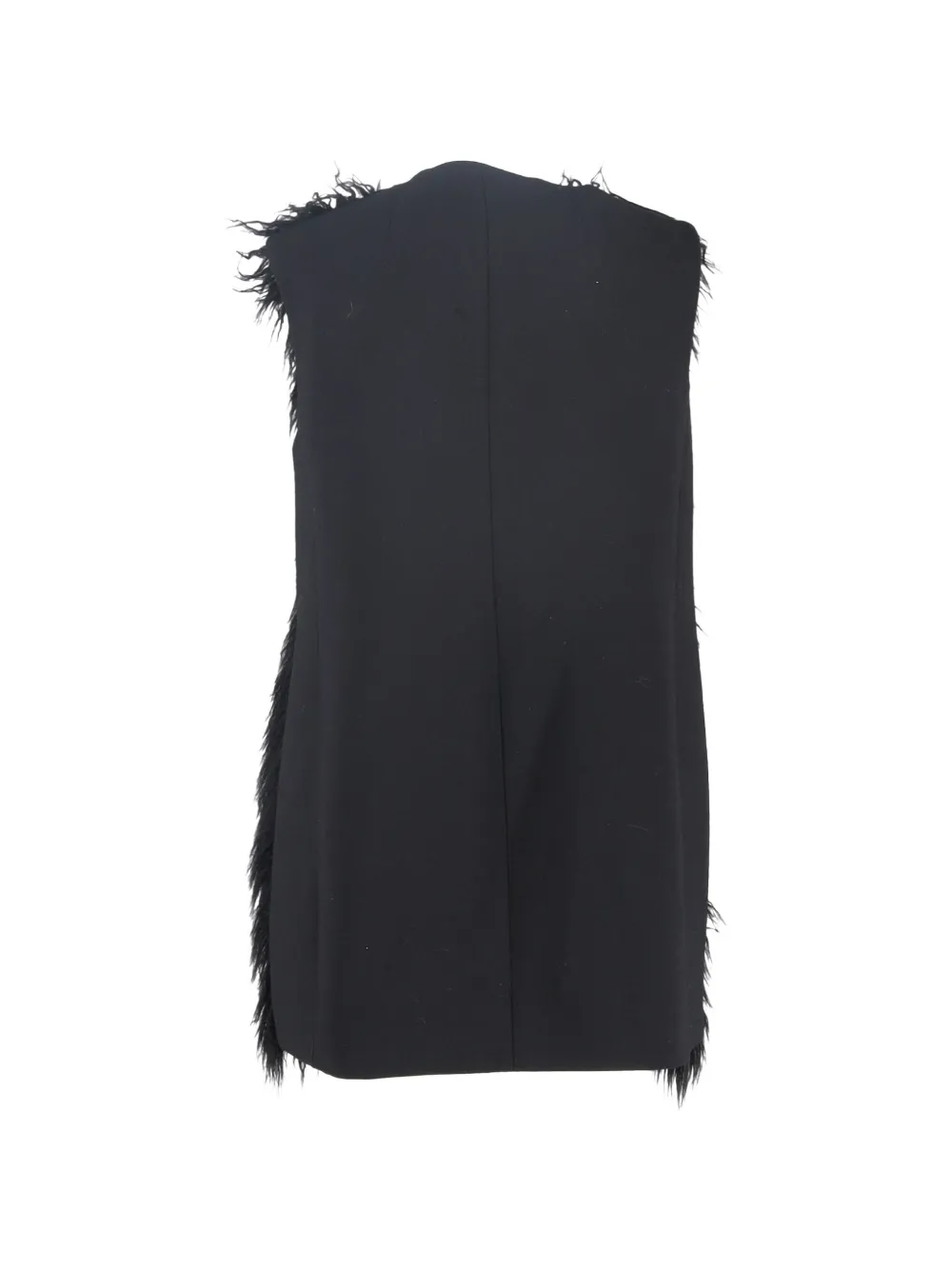 Theory faux-fur vest - Zwart